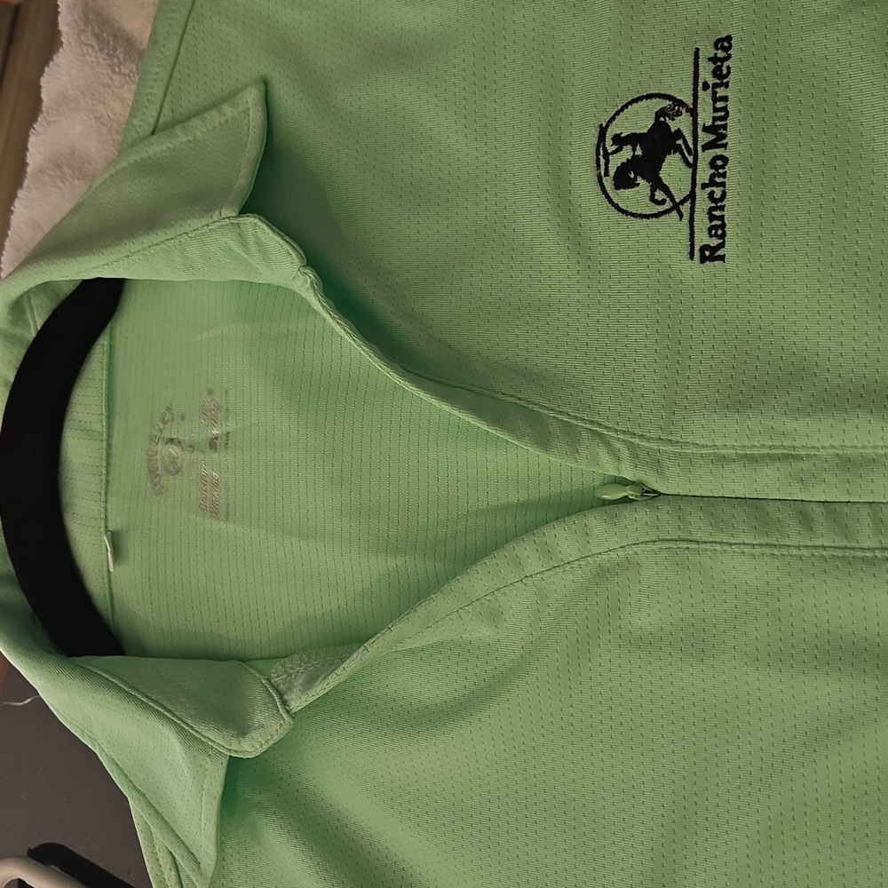 Ladies Golf Polo Three Inch Zip On Front Monterey Club Size Small - Picture 9 of 11